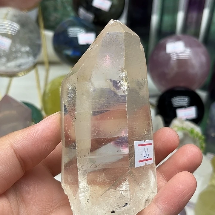 水晶珠宝半成品未镶嵌263克白水晶原石