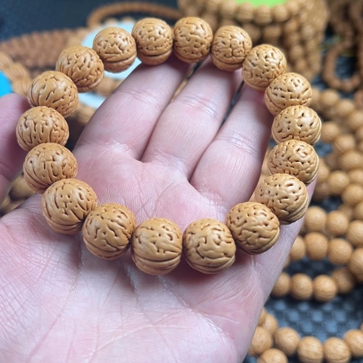桃核手串16金丹头货