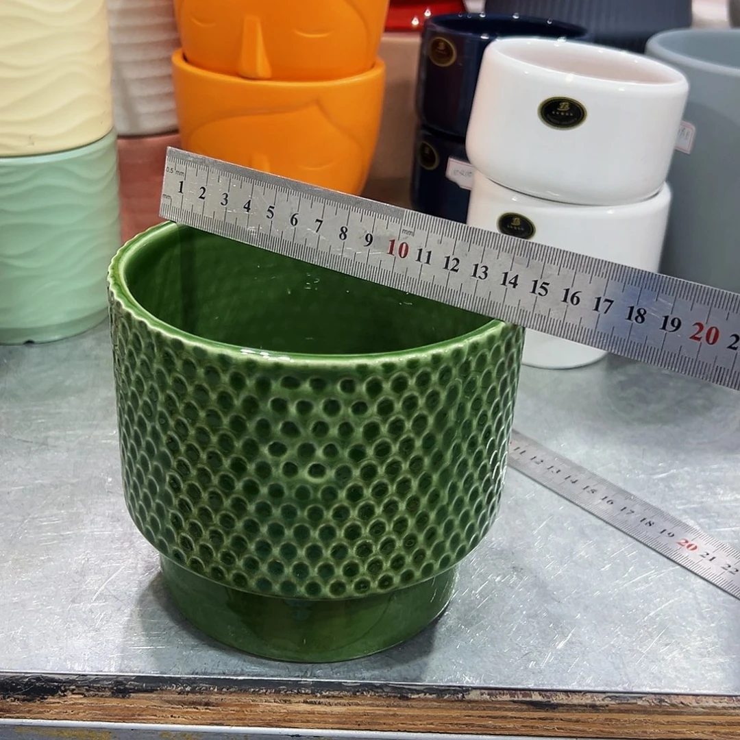 外贸尾单陶瓷花盆凑10米包邮