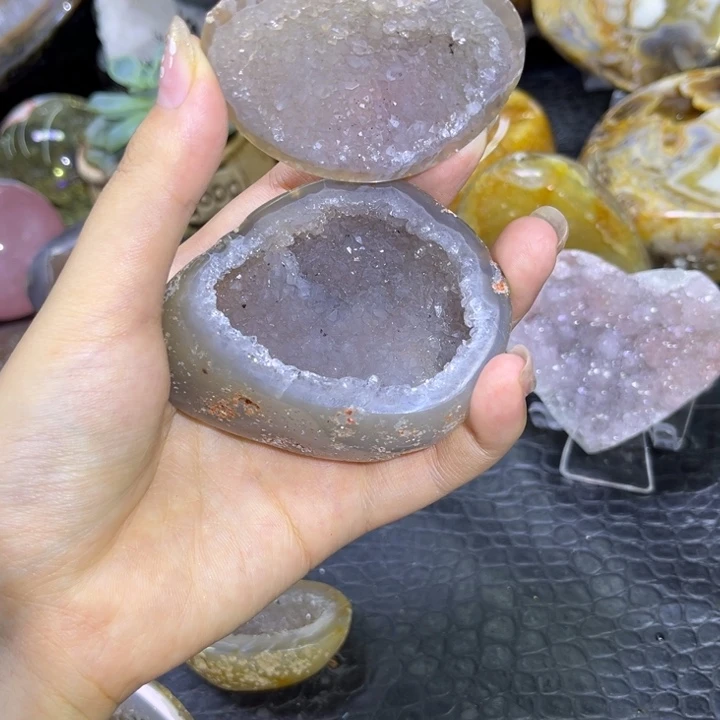 水晶发饰未镶嵌白晶盆