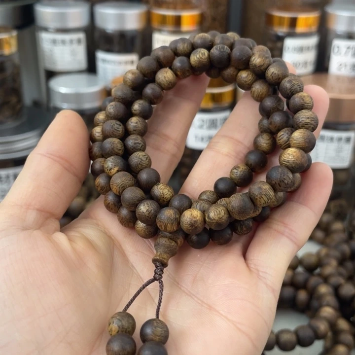 沉香沉香碎屑0.7圆珠多圈21g+