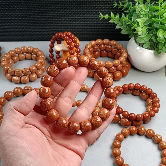 桃核手串铁籽红魔老型13