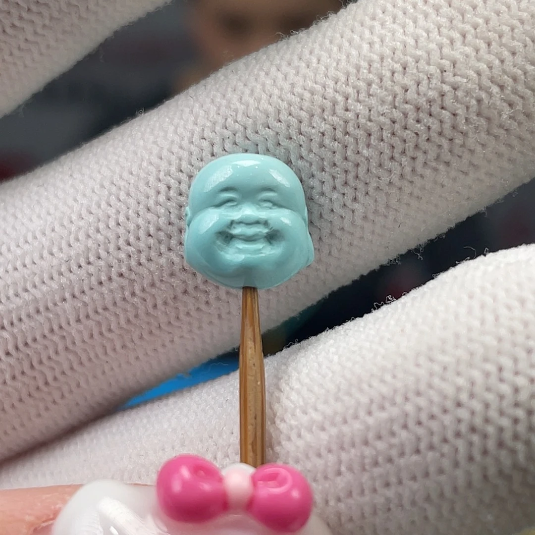 绿松石未镶嵌挂件