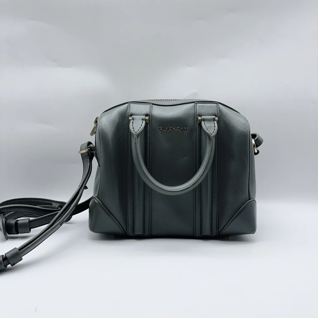 95新 Givenchy/纪梵希  大象灰手提斜挎包 1435 6124