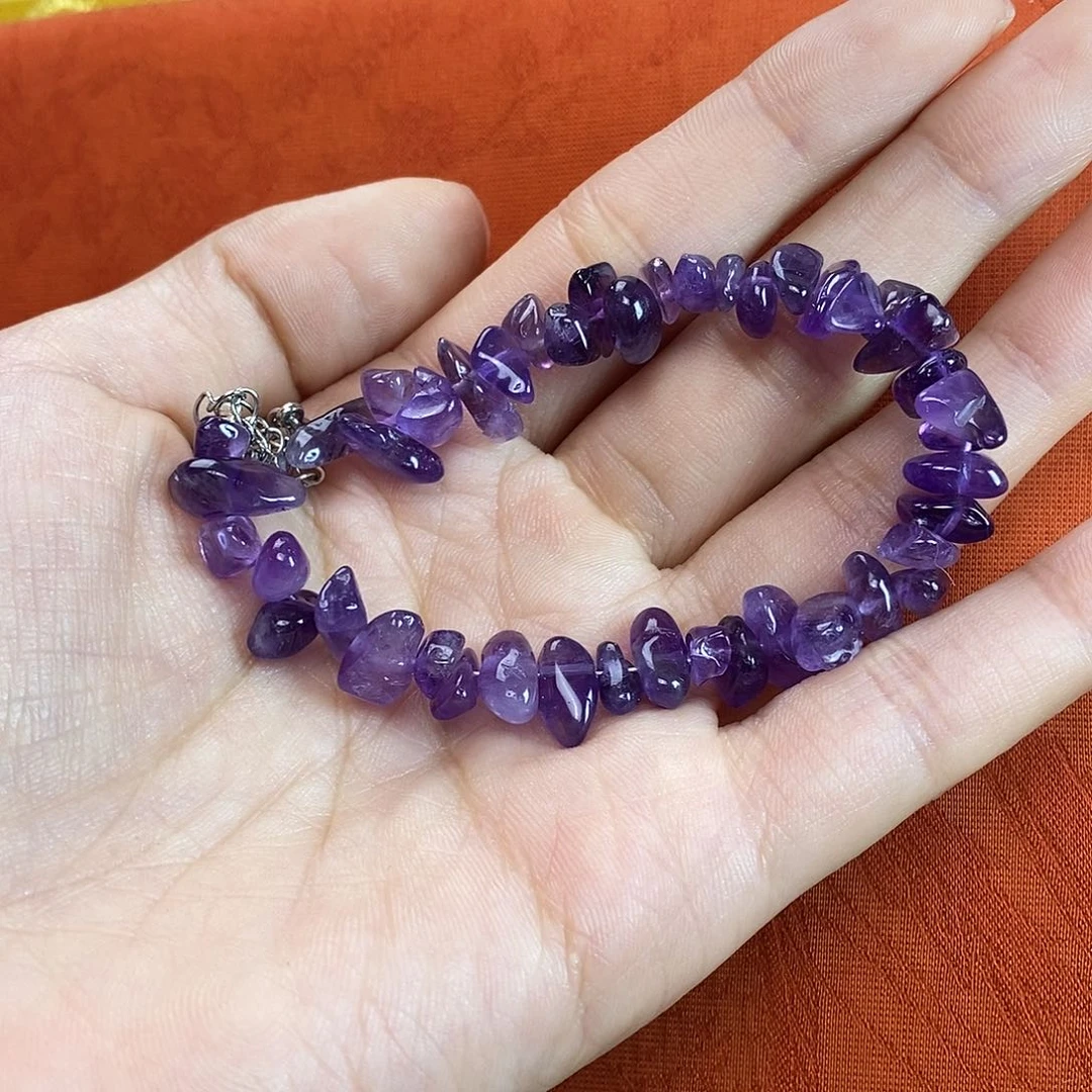 紫晶手绳未镶嵌手串