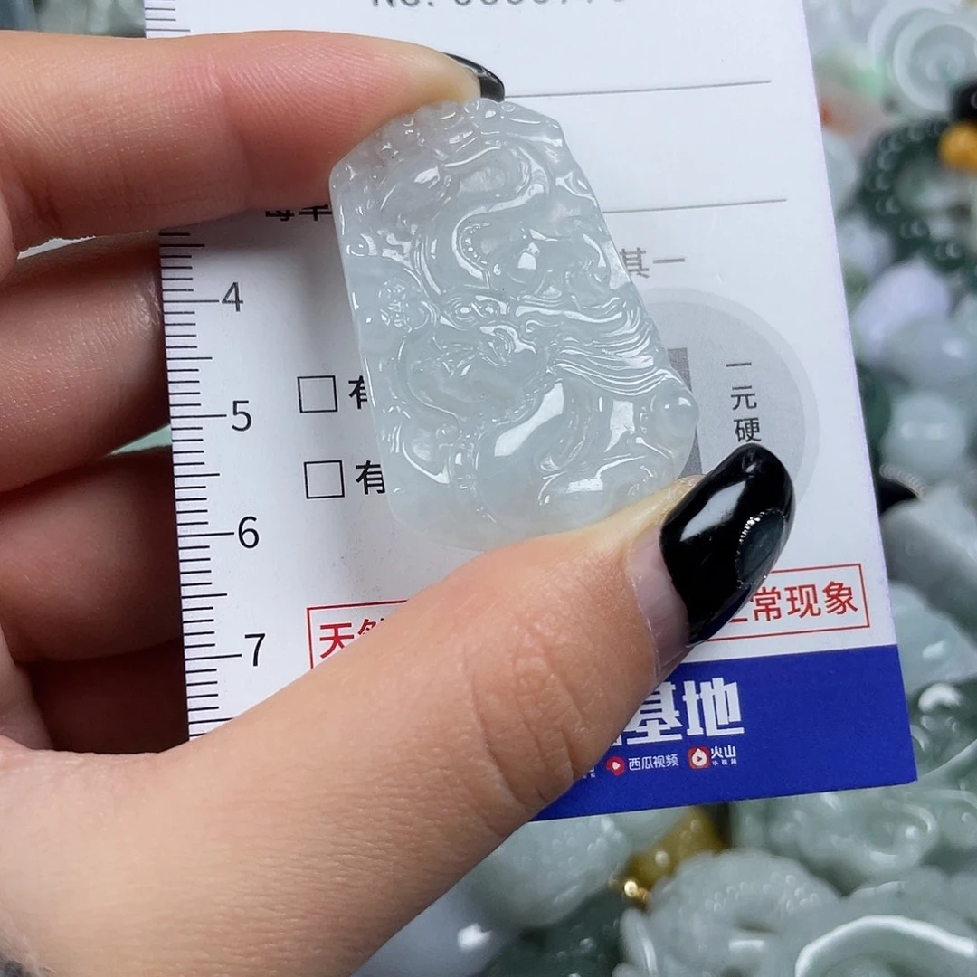 翡翠未镶嵌颈饰990