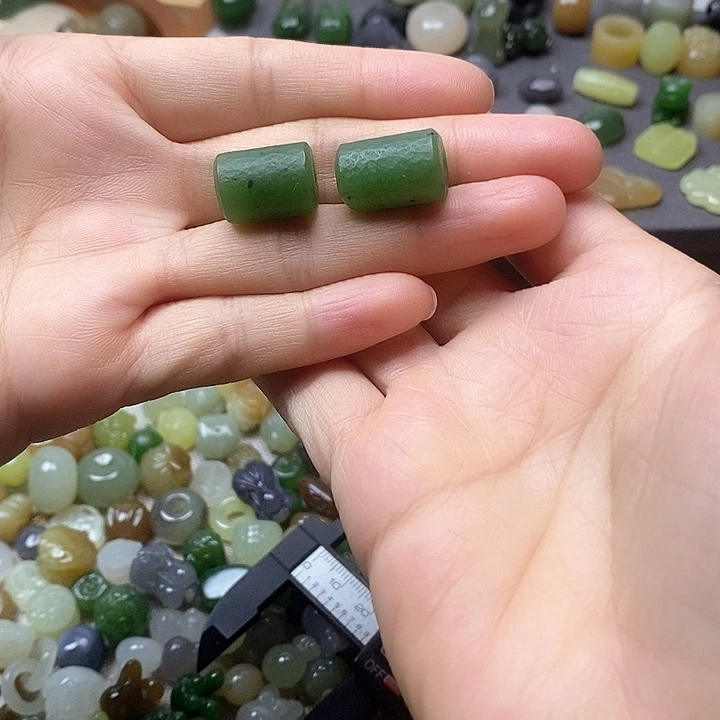 未镶嵌和田玉挂件桶珠98一个多样性发其一