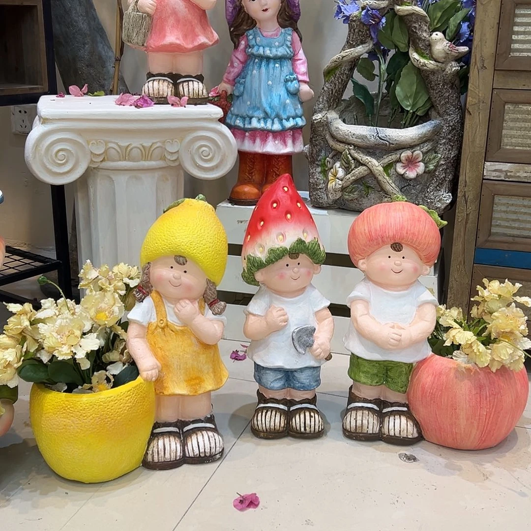 花园摆件红红火火