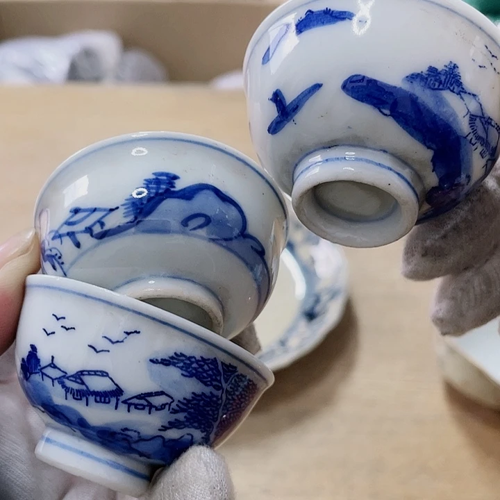 中古回流老物件，老茶杯