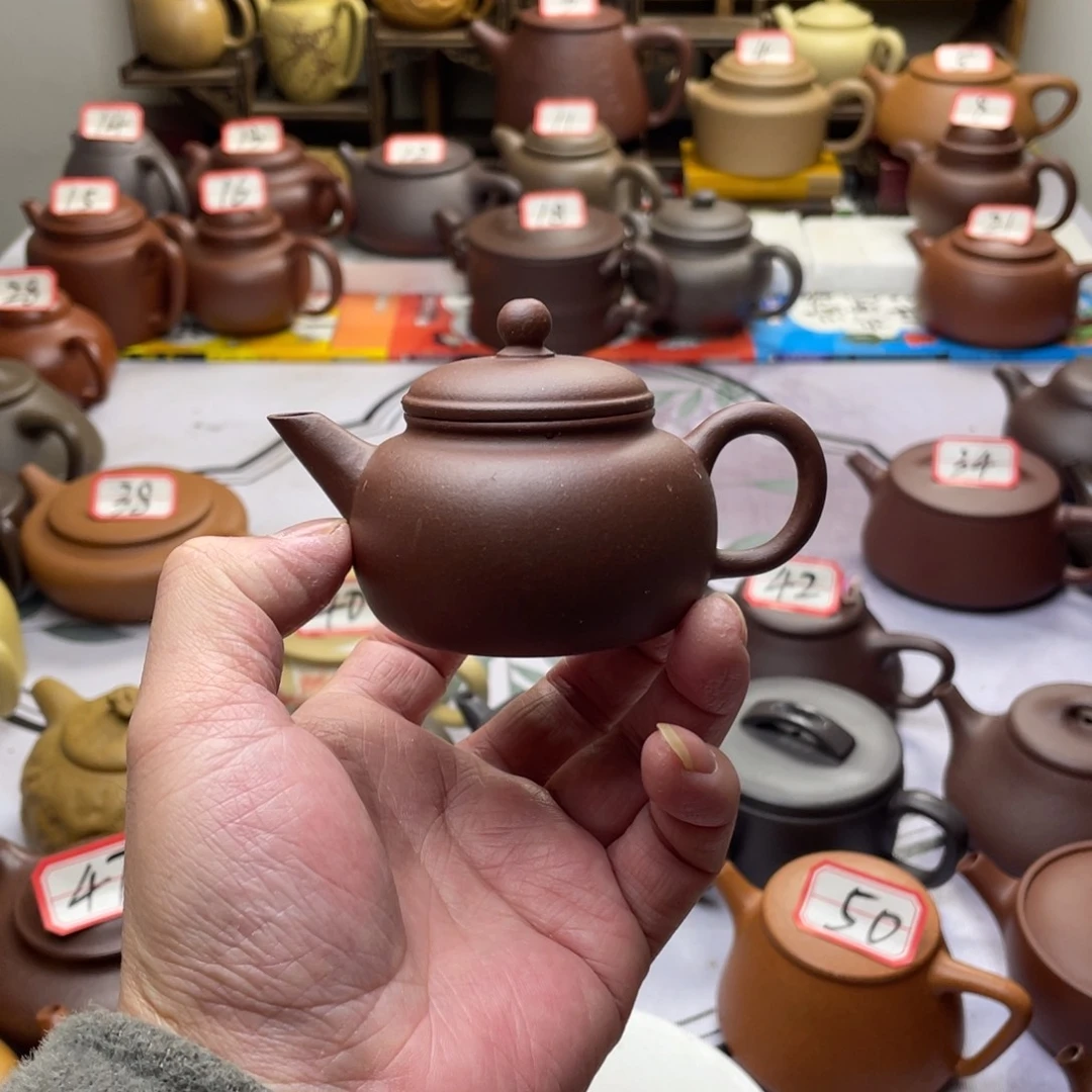 少***瘦紫砂茶壶宜兴紫砂半手工