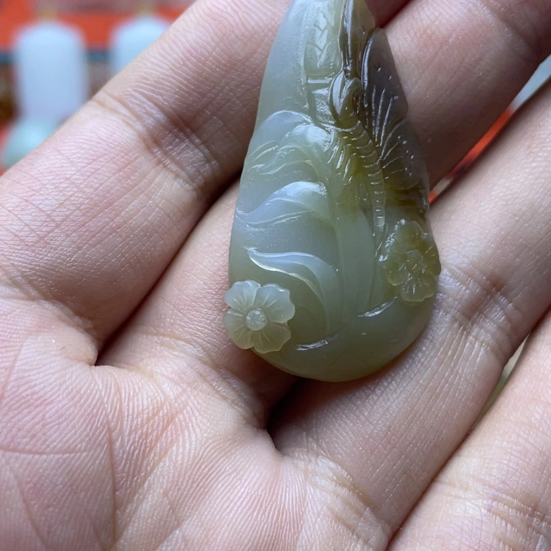 吊坠(不含链)未镶嵌和田玉