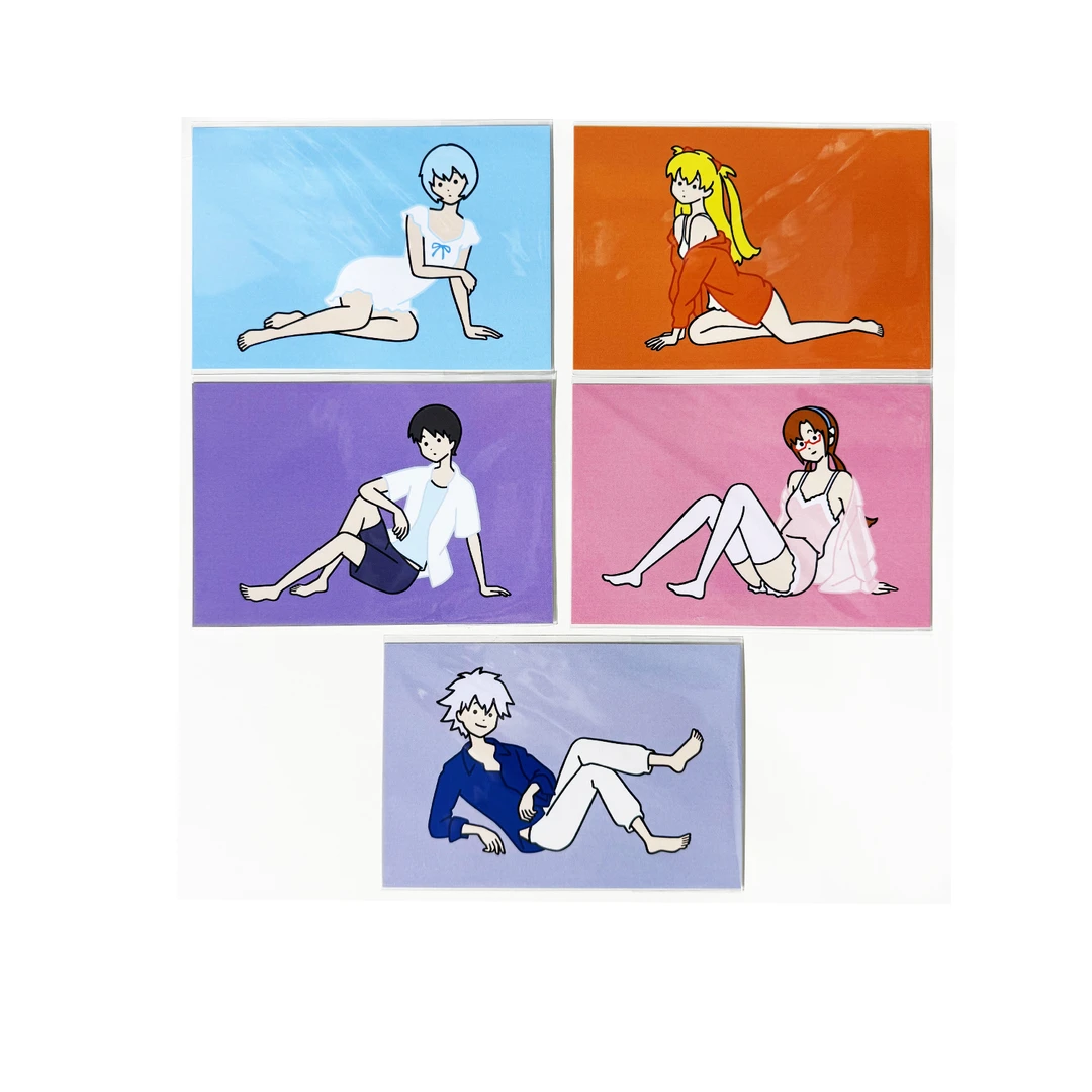 【正版EVA日谷】插画展东映蛇年明信片盲袋新世纪福音战士/天鹰战士