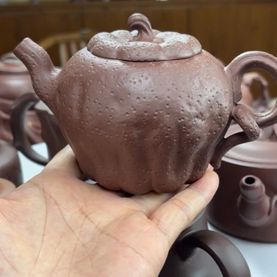 茶壶紫砂紫砂花茶