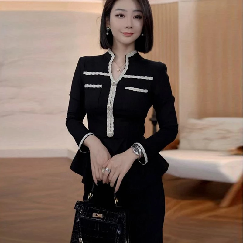 【两件套】小香风女2025新款盐系轻熟气质名媛高端半身裙套装2929