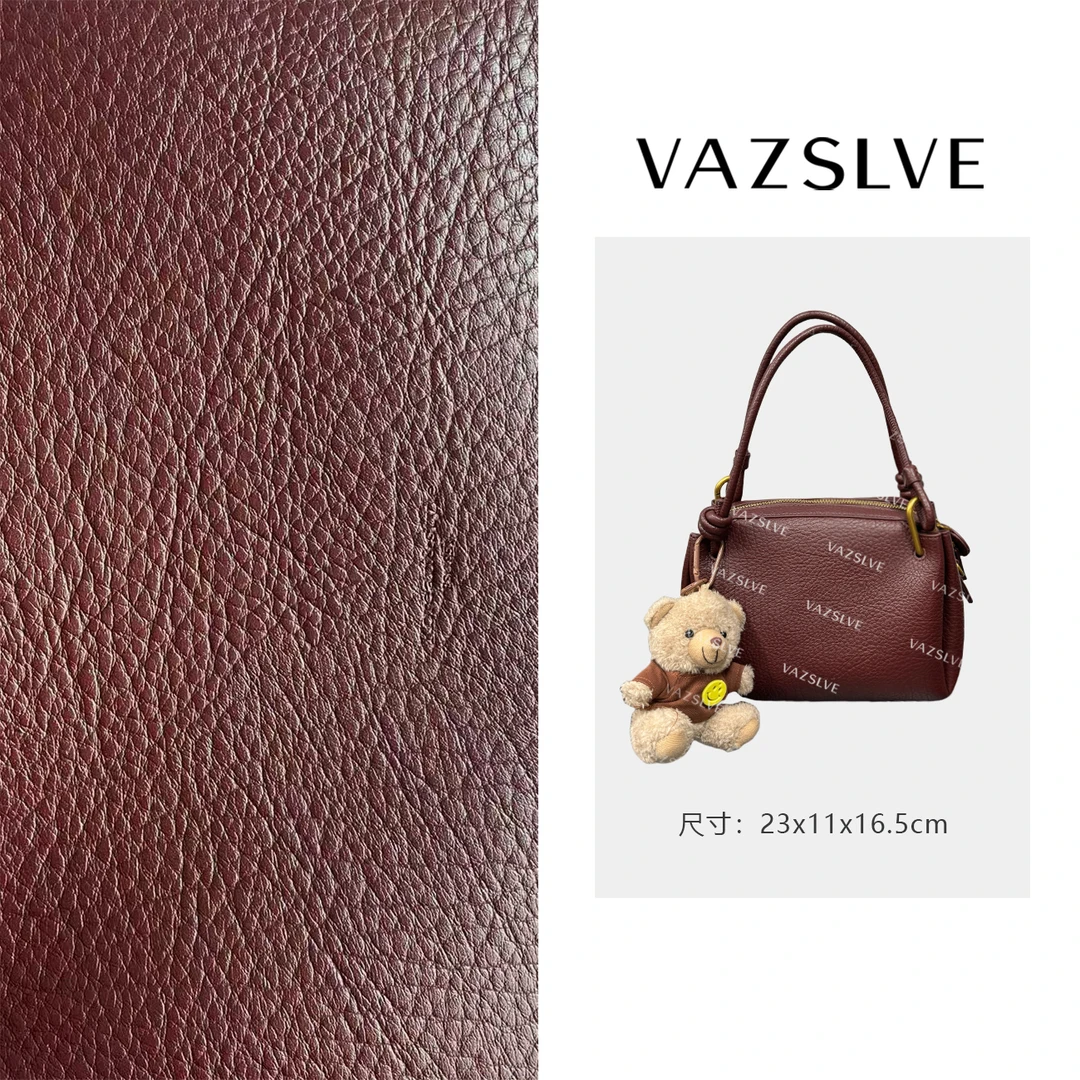 VAZSLVE/原创设计QYX-81347-拉菲红  秋冬新款轻奢小包