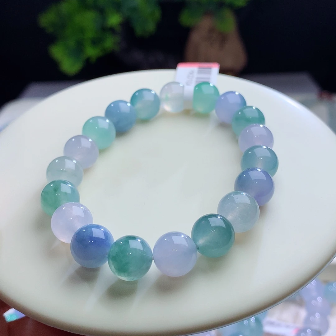 未镶嵌手串翡翠卡10mm