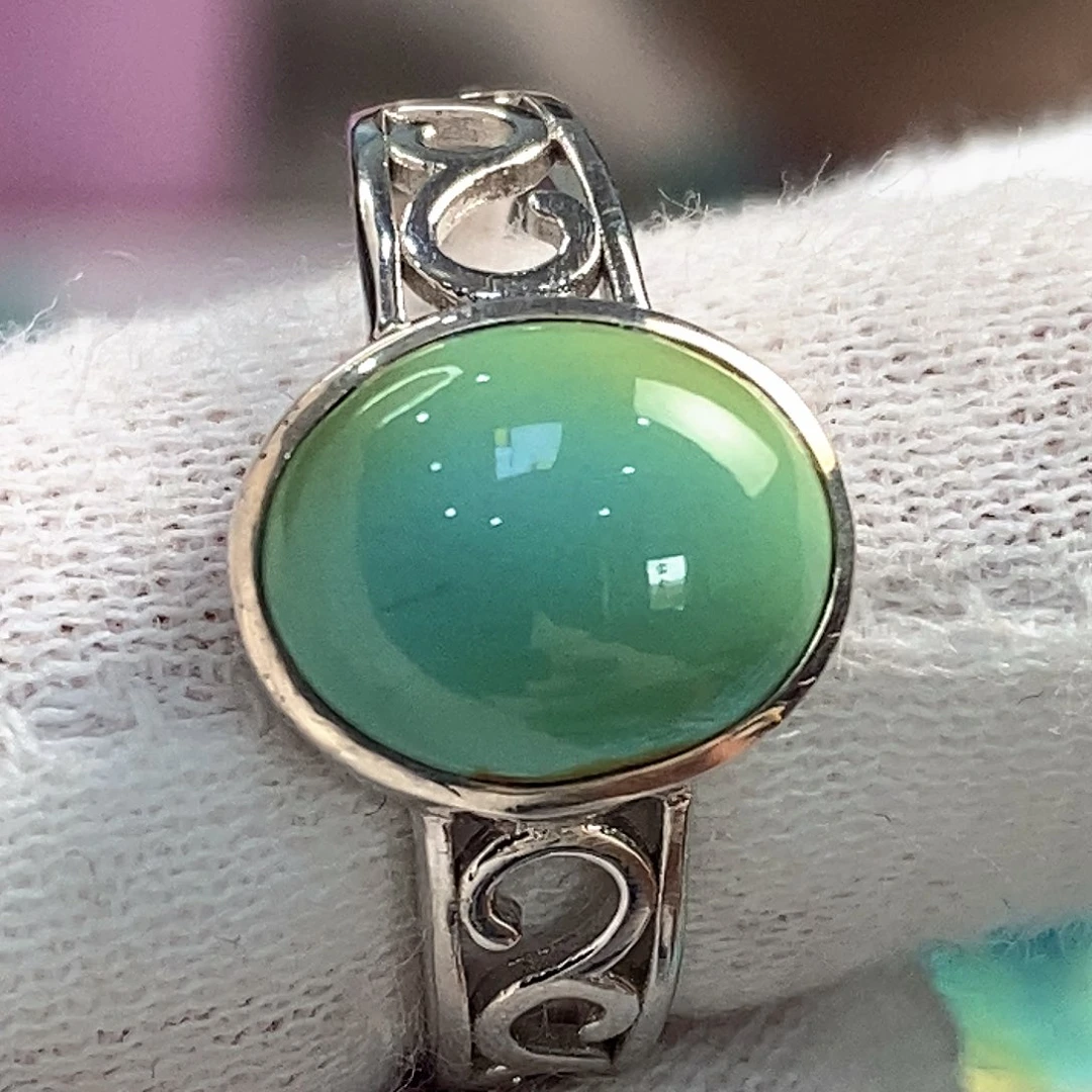 绿松石银S925镶嵌配饰