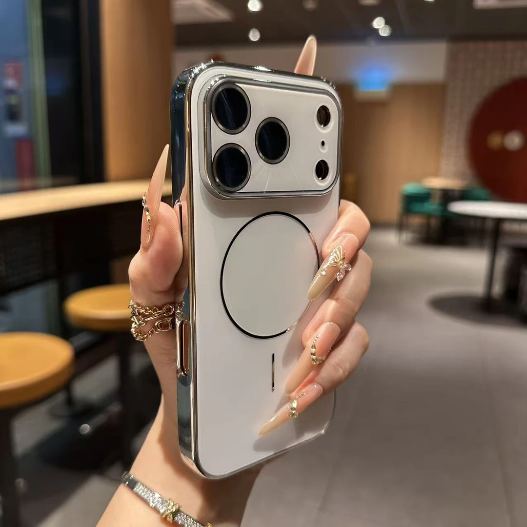 秒变17大视窗磨砂磁吸适用苹果17proMax手机壳iPhone16高级15时尚