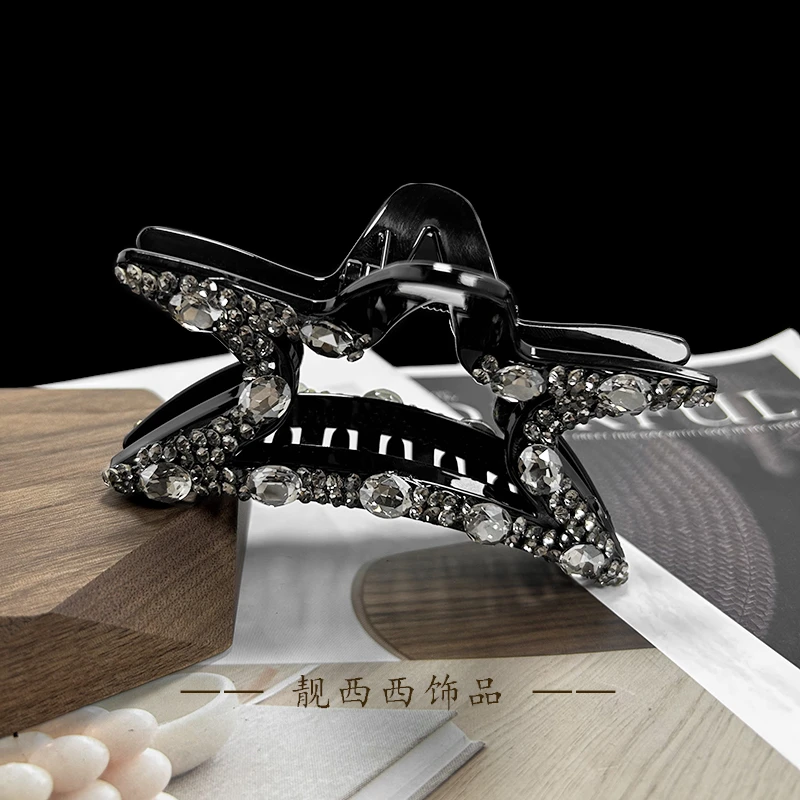 【LXX靓西西】012 抓夹10.5厘米星星时尚气质全盘抓夹