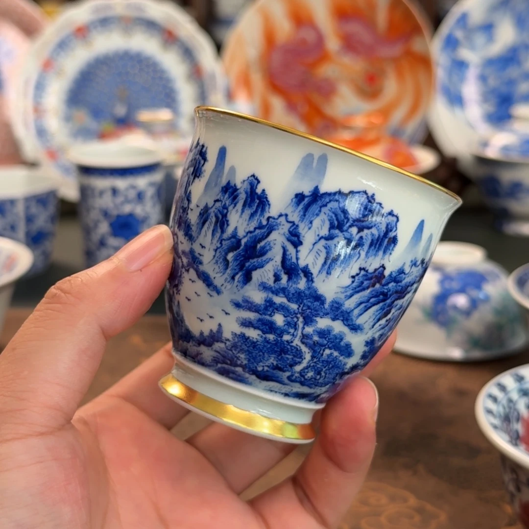 ****！纯手工手绘陶瓷茶具