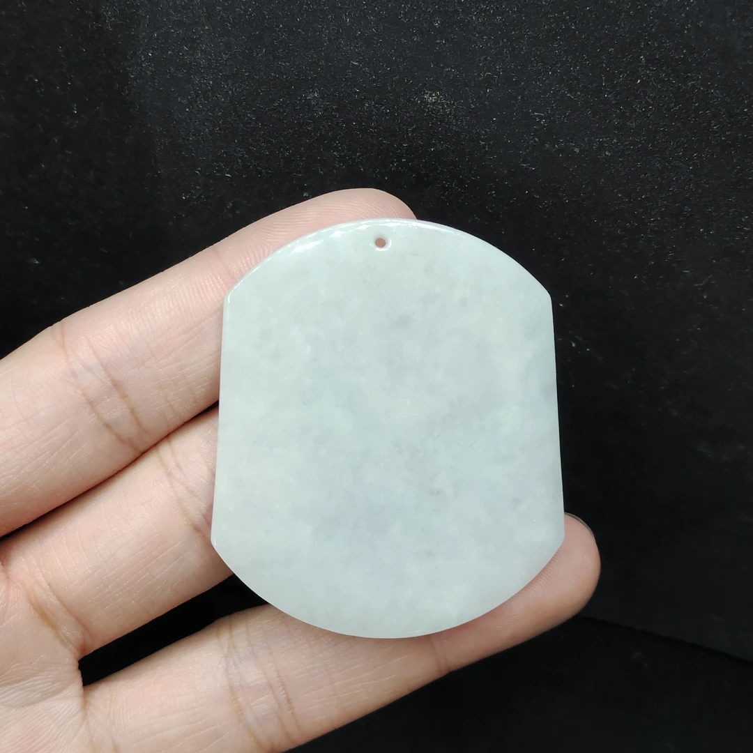 【老三珠宝】翡翠无事牌吊坠赠绳子SY06【多样性发其一】