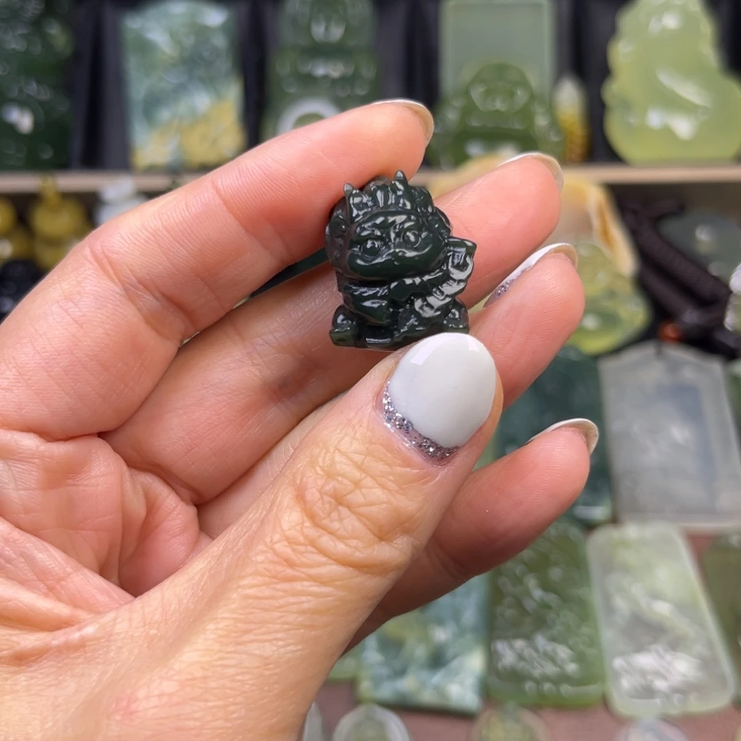 和田玉（糖玉）未镶嵌吊坠(赠链)