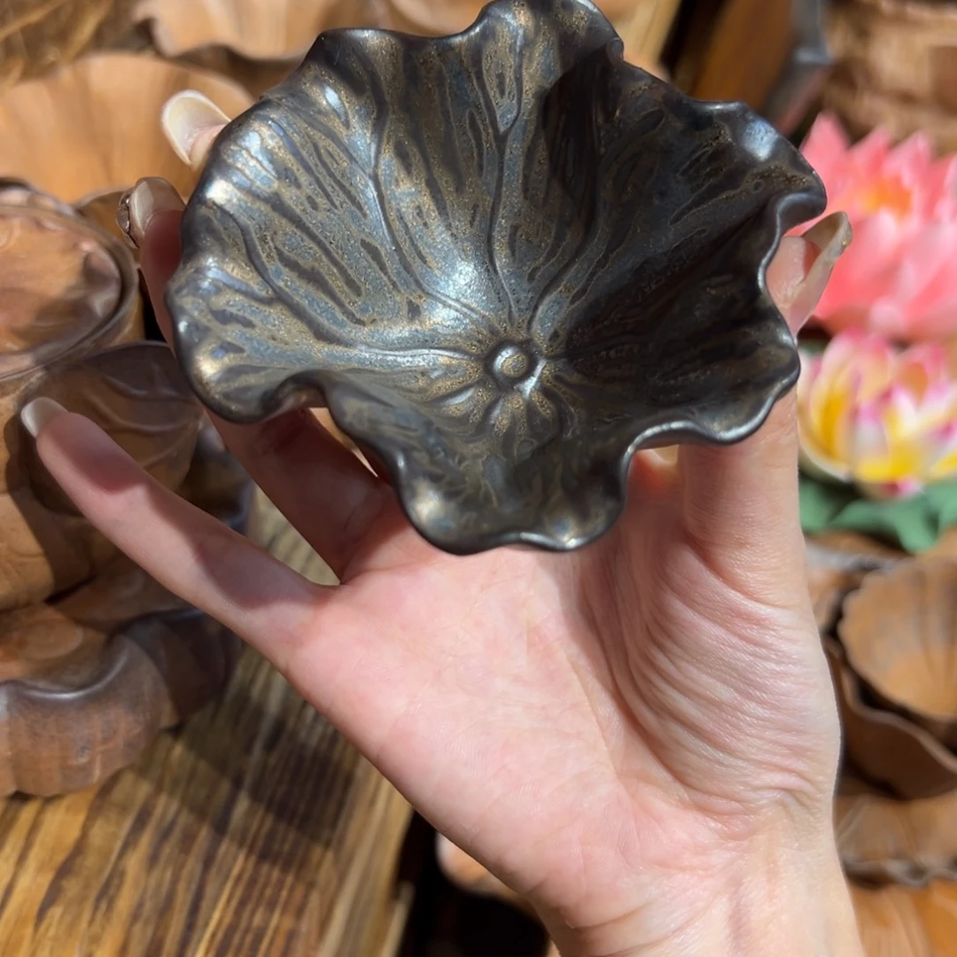 裸烧粗陶老岩泥茶具茶壶