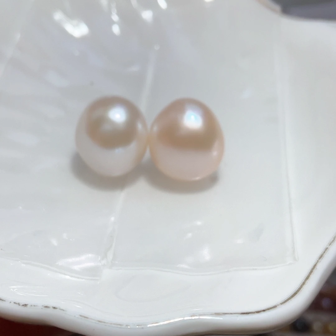 淡水珍珠耳饰银S925镶嵌2