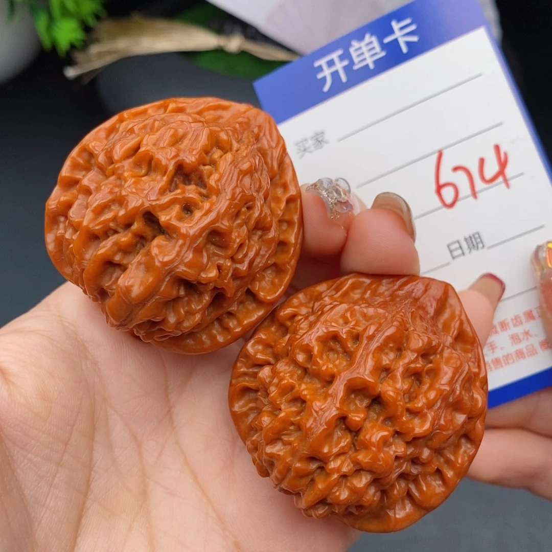 文玩核桃把件⭐****46官帽674