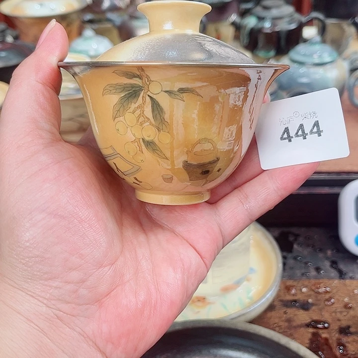 沁庐柴窑古法柴烧全手工茶具