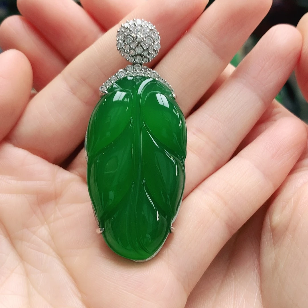 银S925镶嵌吊坠玛瑙/玉髓