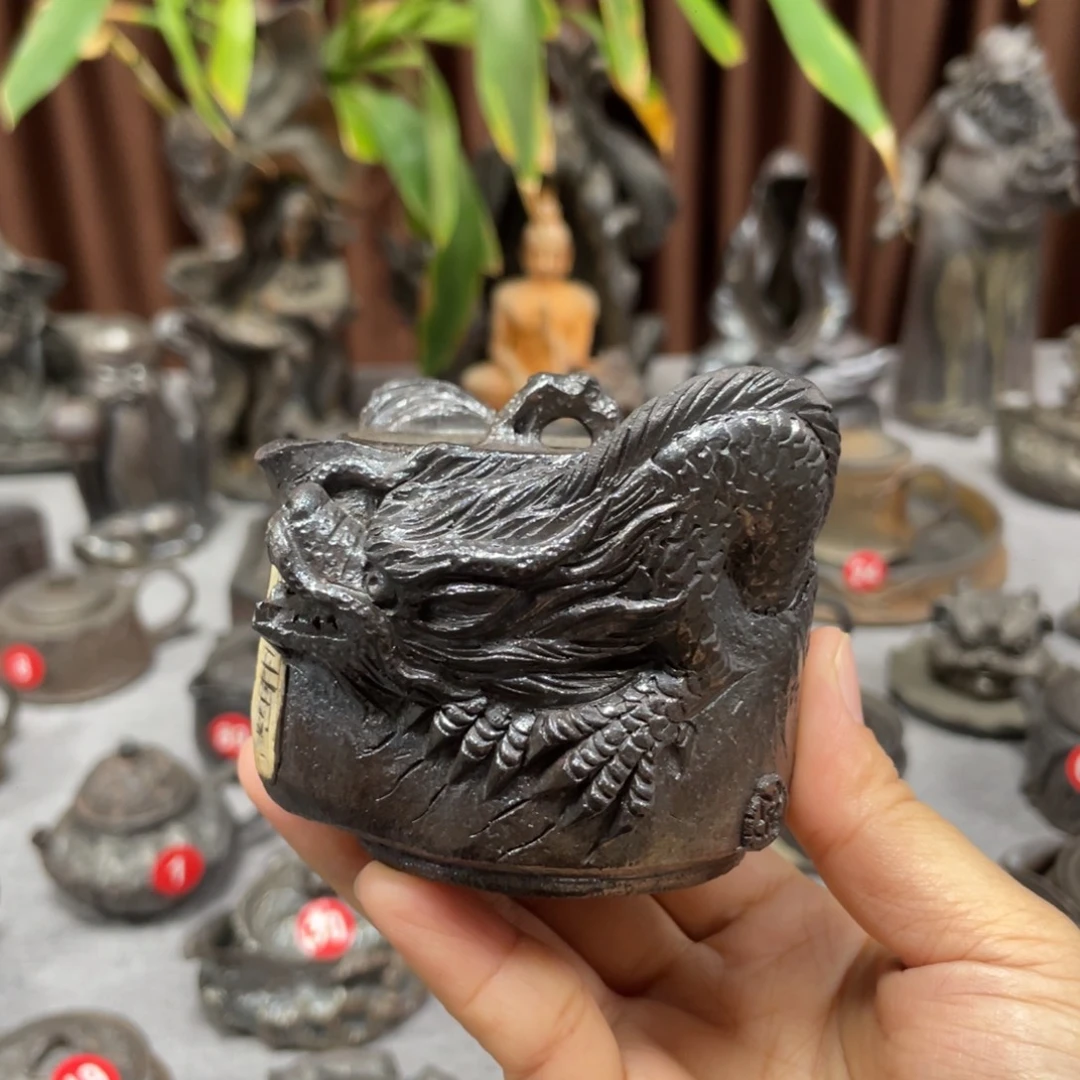 手捏柴烧茶器宝瓶