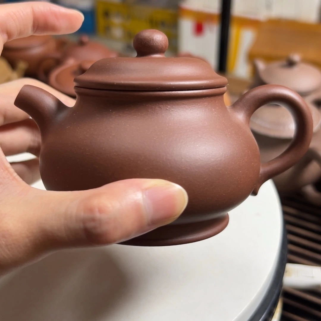 茶壶紫砂底槽清潘壶170