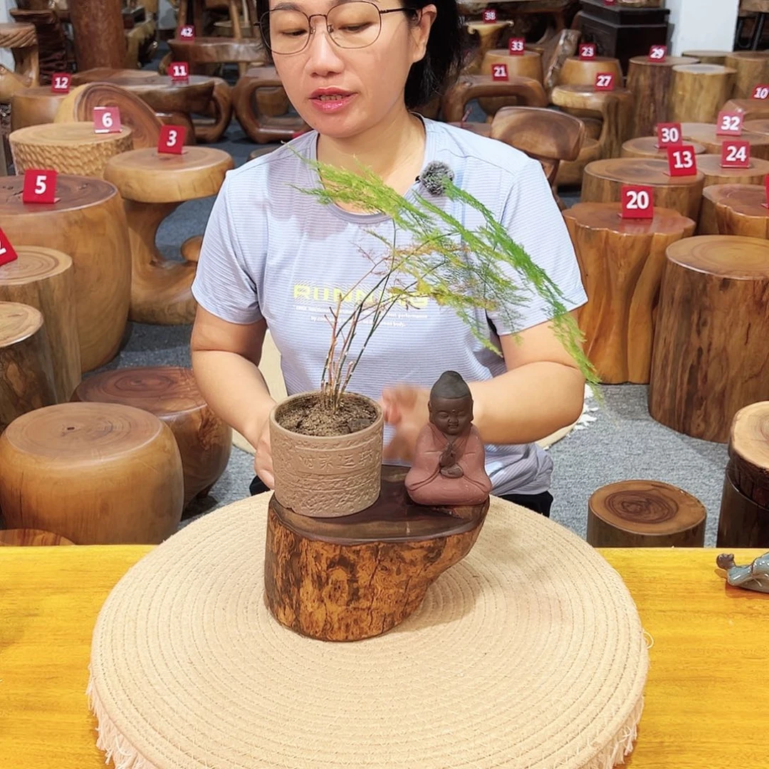 1 号香樟木尺寸：18-13-10cm