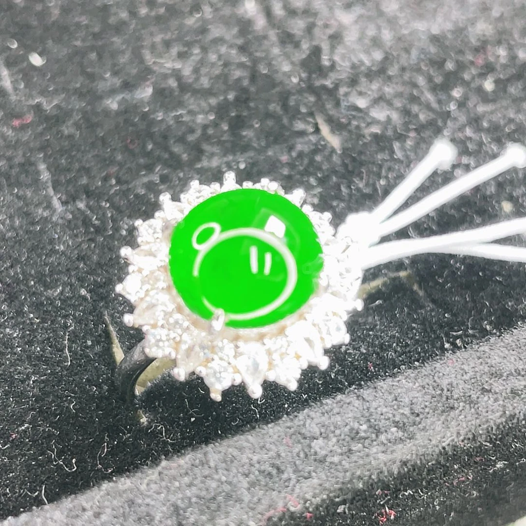 翡翠银S925镶嵌颈饰29