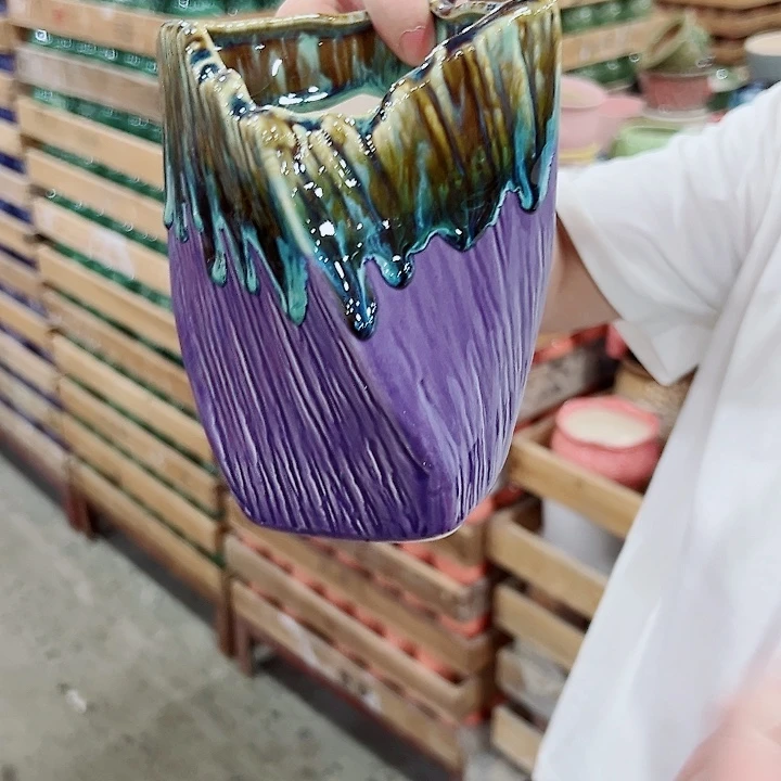 有孔，满10元发货多肉陶瓷花盆