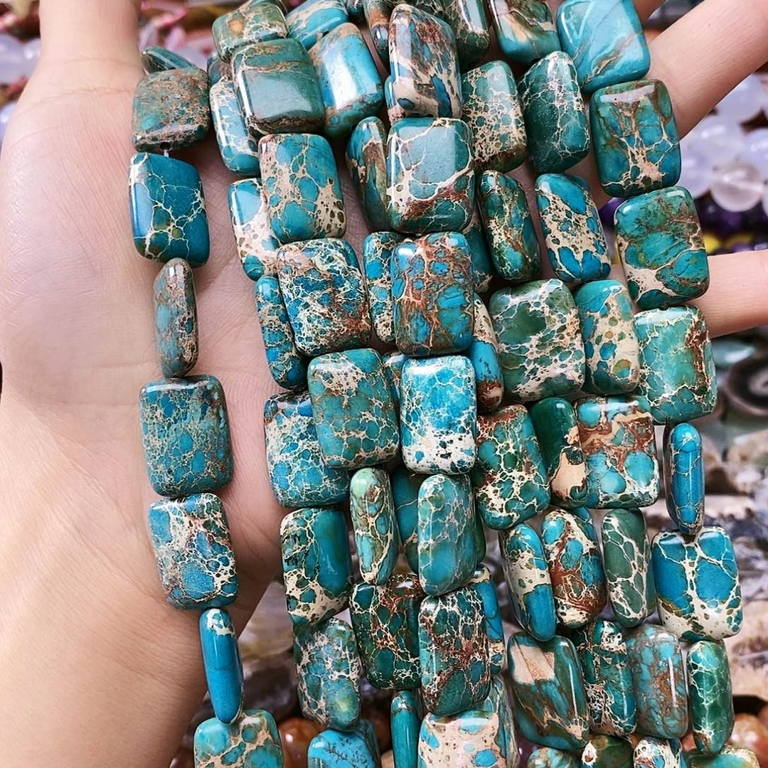 玛瑙/玉髓合金珠宝半成品帝王松一条装