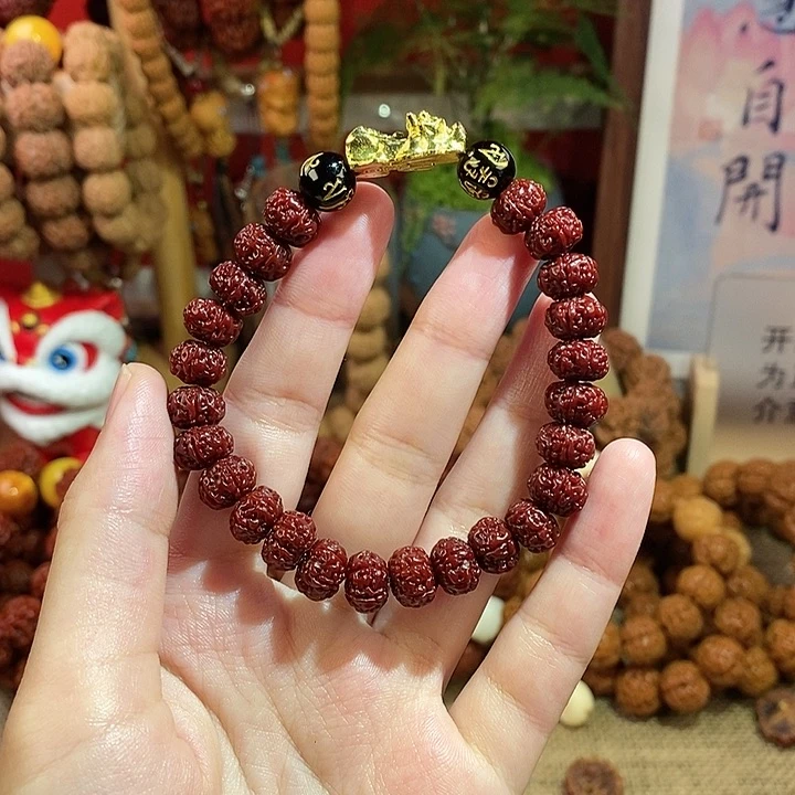 金刚菩提手串96玉化小貔