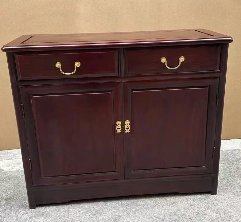 红木家具黑金檀酸枝餐边柜储物柜厨房用柜多功能柜置物柜