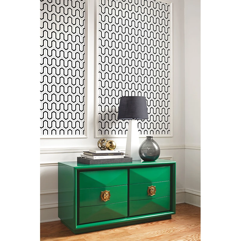 美国WQ原装进口现货纯纸壁纸现代简约客厅沙发卧室背景墙墙纸BW