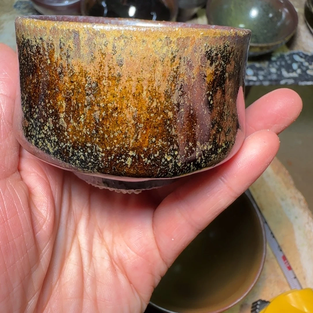 柴烧建盏茶盏茶杯618