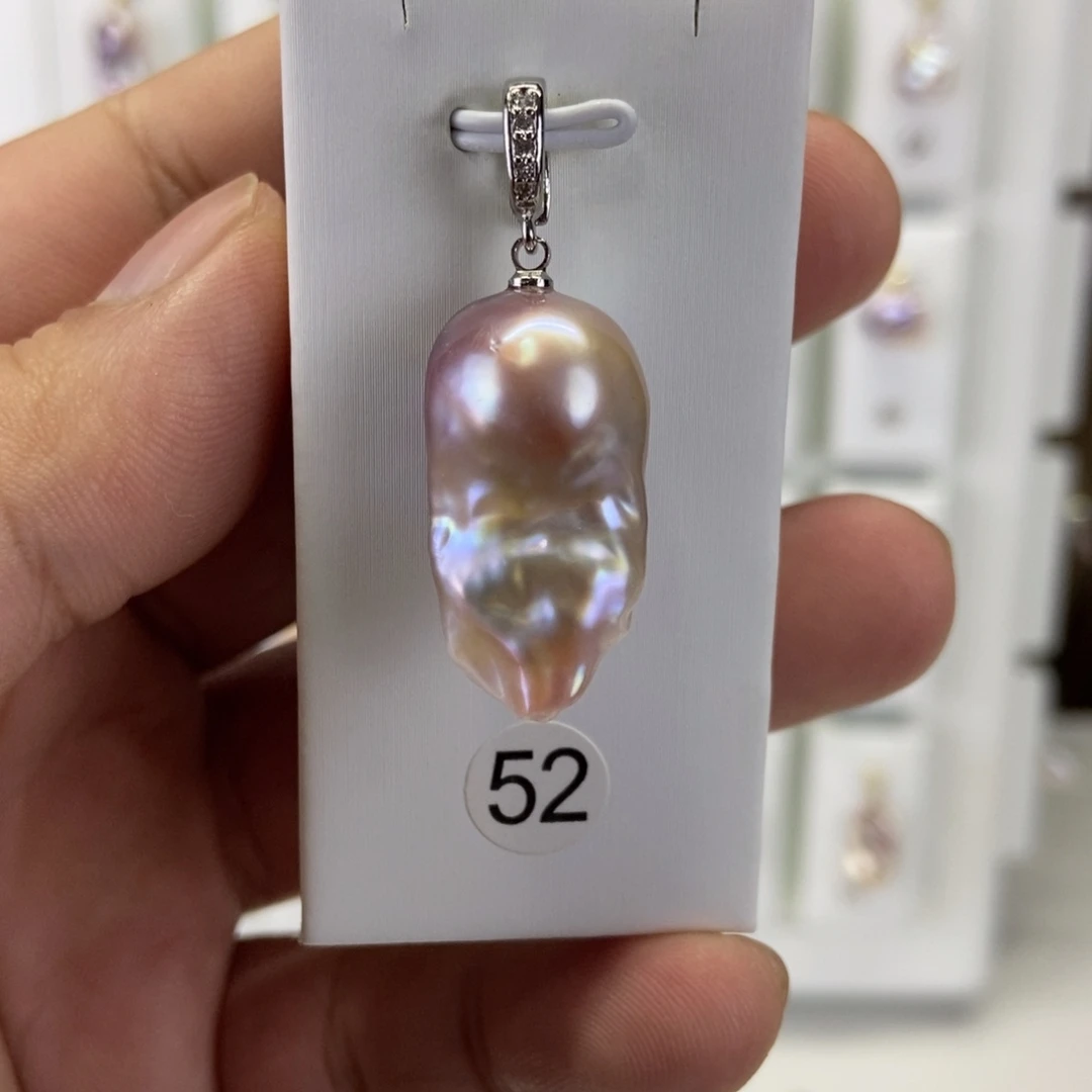 吊坠(不含链)合金淡水珍珠