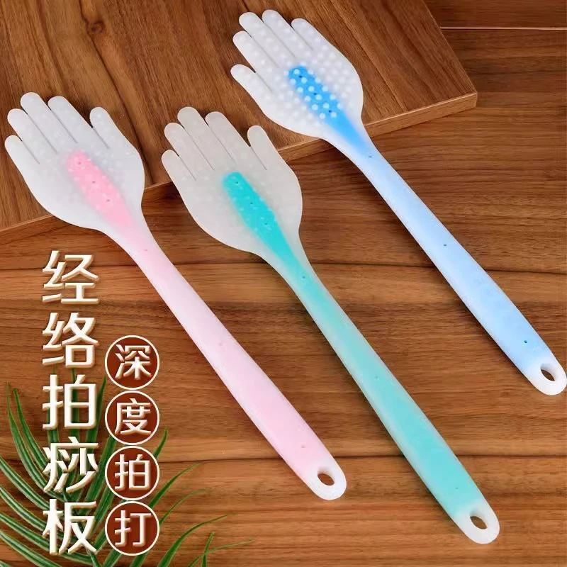 拍痧板硅胶经络拍打拍拍棒肩颈敲打按摩健身锤捶背腿神器养生专用