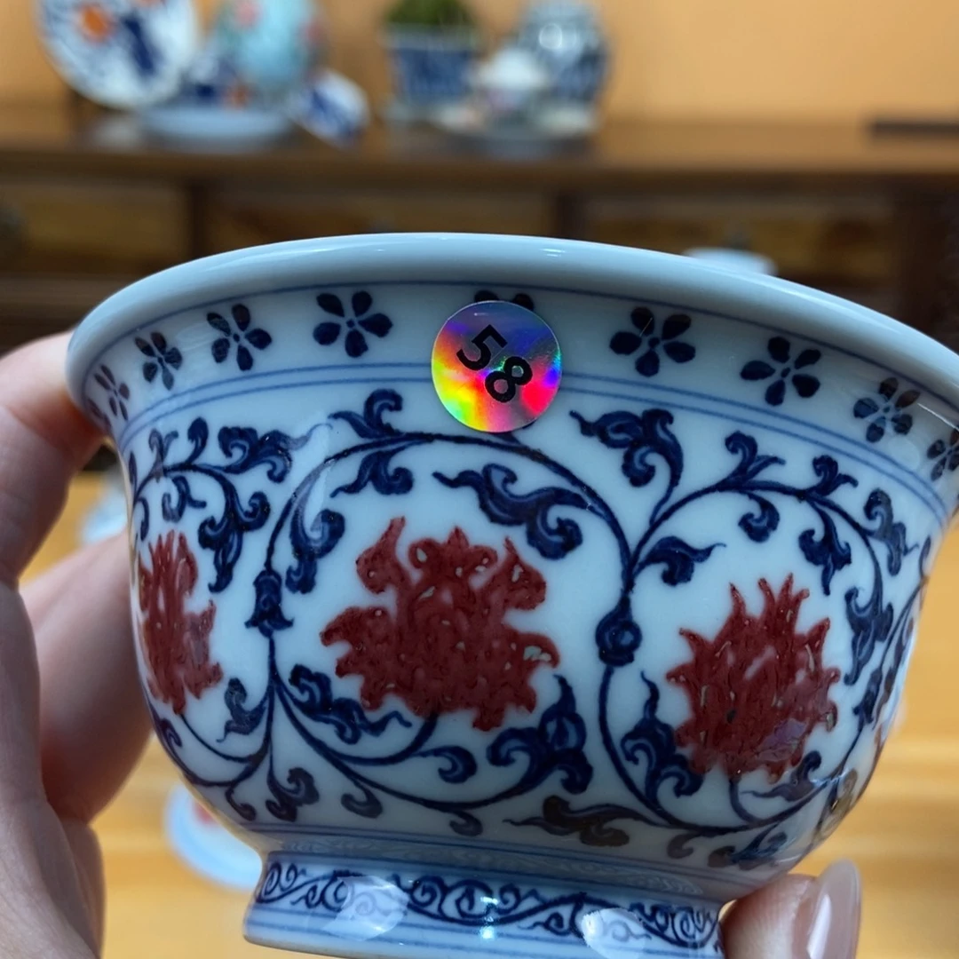 手绘现代茶具非古董