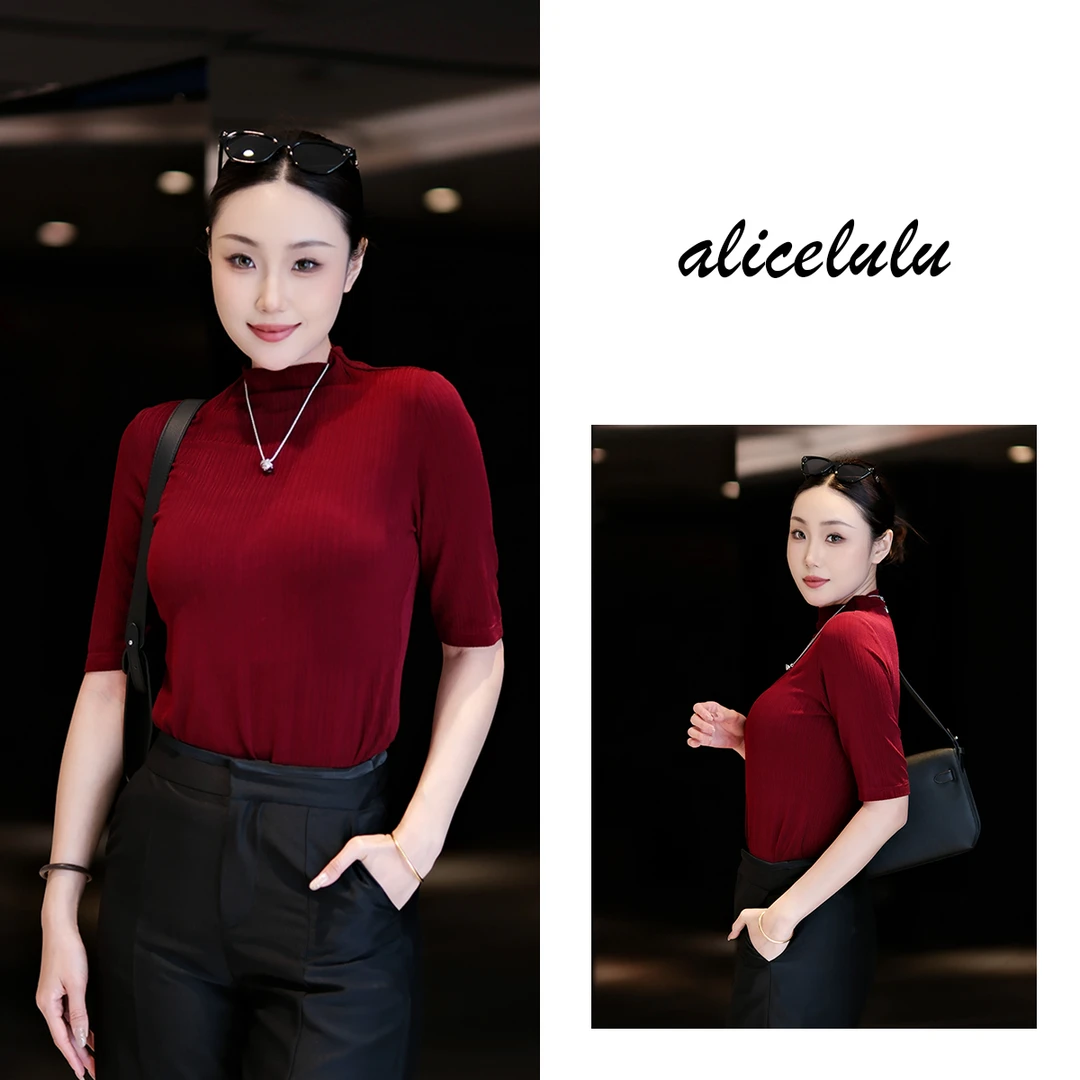 ALICE 纤纤细腰 衬衫 竖纹显瘦 优雅百搭 S2141987L