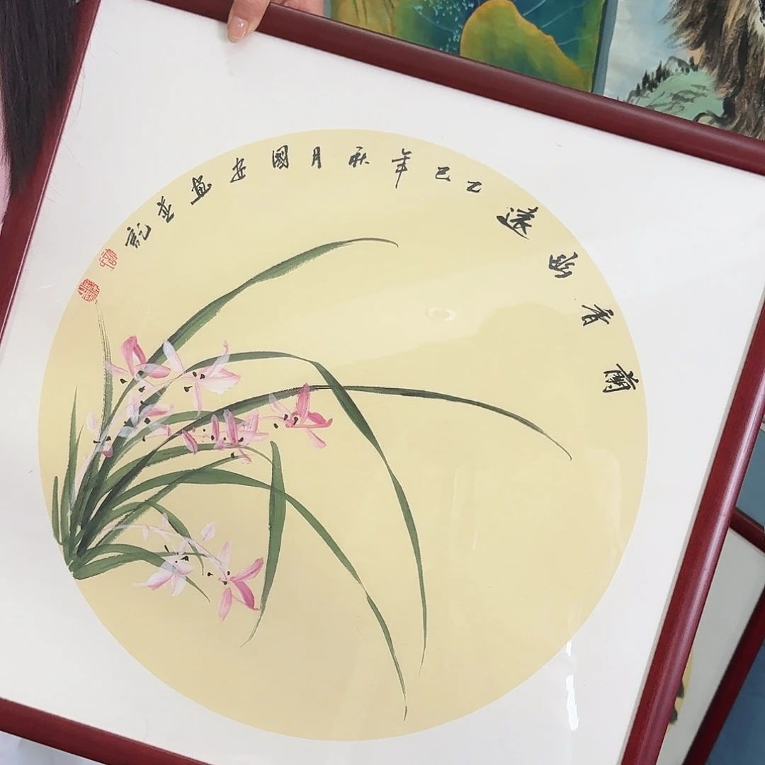 纯手绘国画作品好看