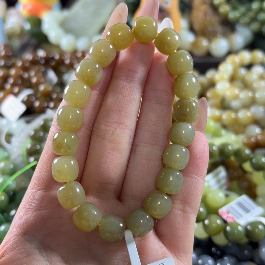 和田玉未镶嵌手链51