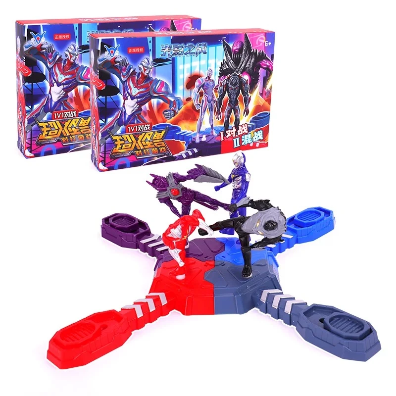 中华超人对战擂台奥特曼打怪兽组装擂台英雄系列对战紫蝎刑天模式