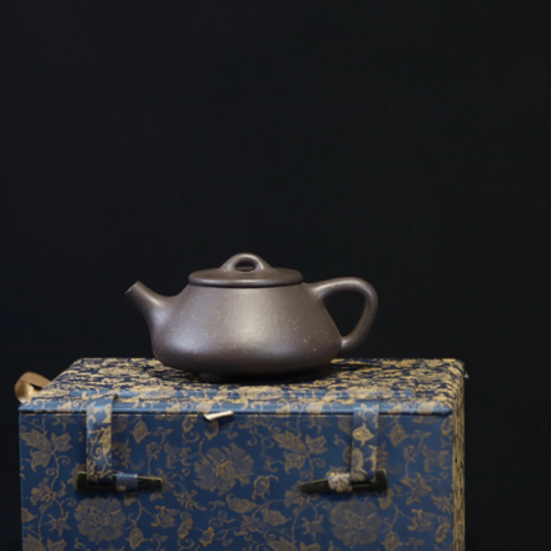 平盖石瓢 | 超精工     原矿天青泥   容量160cc