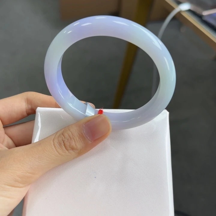 未镶嵌手镯翡翠紫罗兰贵妃-56圈